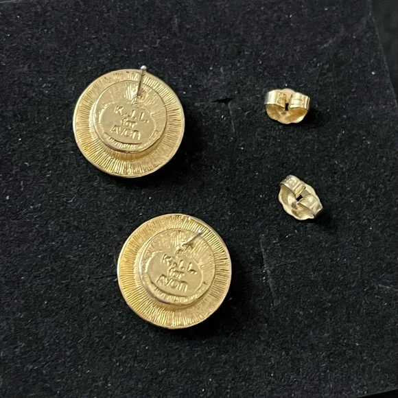 Kenneth Jay Lane for Avon Pierced Earrings - Picture 4 of 5